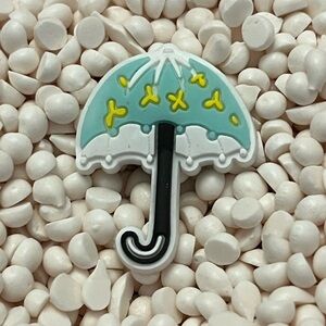 BLUE UMBRELLA WITH STARS CROC CHARMS ☔️